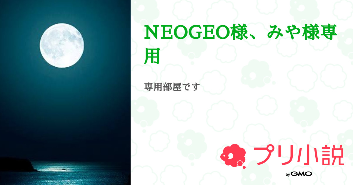 NEOGEO様、みや様専用 - 全2話 【連載中】（月屋ニア@RGRSさんの小説